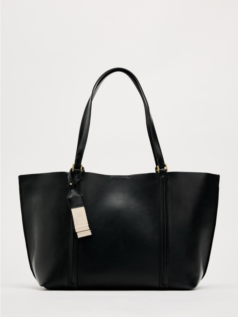 Black Basic Tote Bag